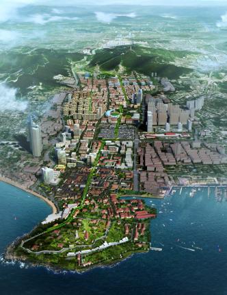Historical and Cultural Core District Urban Design | Yantai, China