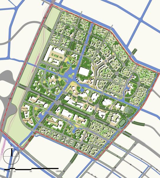 Shanghai Changxing Island Phoenix Town East District Urban Design