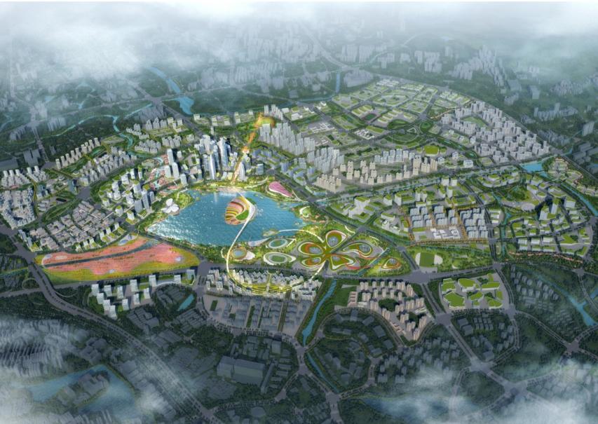 Guangzhou Jiulong Lake Region in Knowledge City