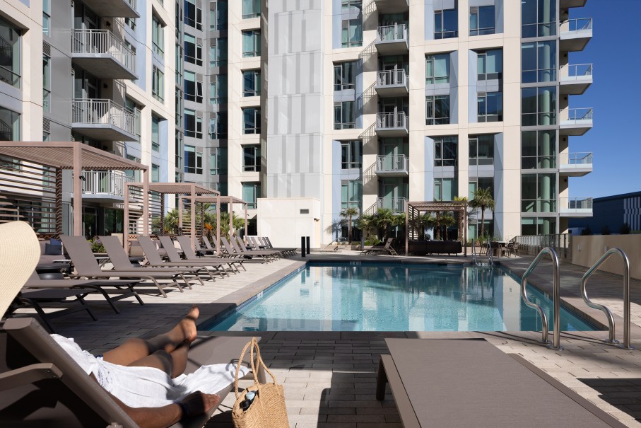 The Martin residential building pool